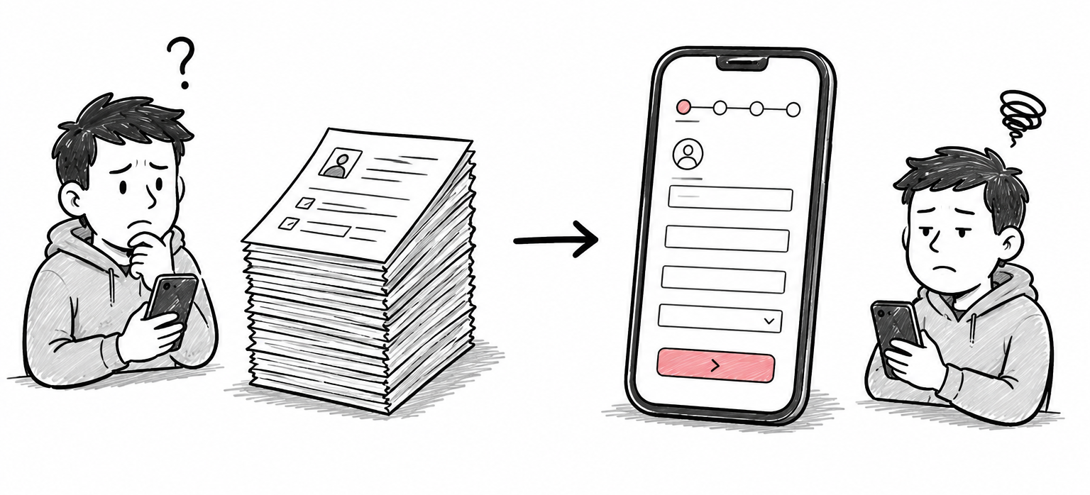A Digital Version of a Paper Form Diagram