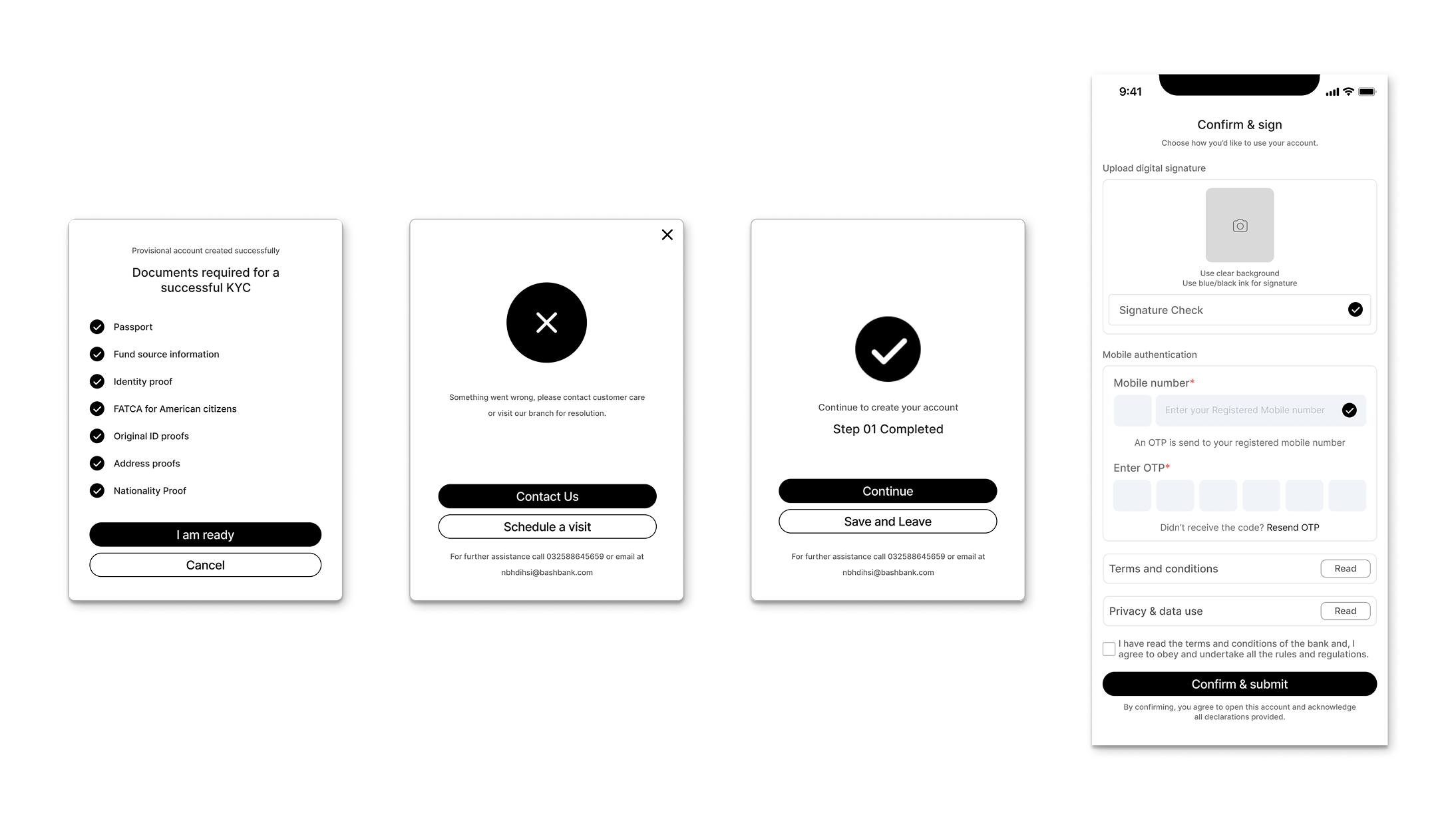 Interactive Mobile Onboarding Simulator Mockup